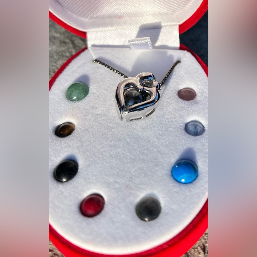 Elegant Sterling Silver Heart Pendant Necklace